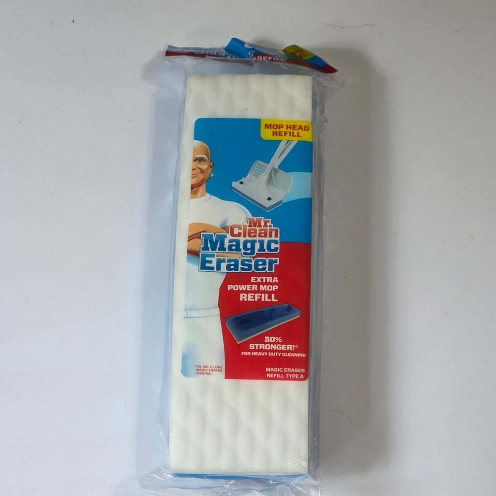 Mr. Clean Magic Eraser Mop Head Refill Extra Power Type A Contains 1 NEW